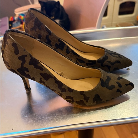 Zara Women's Animal Print Heels - Picture 4 of 5